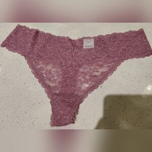 Auden Lace Panty in Dusty Rose 2XL